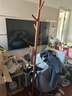 小魔衣帽架 臥室落地掛衣架 家用掛包架多掛鉤衣服架子胡桃色三角款 曬單實(shí)拍圖