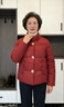 雅鹿新中式國風(fēng)羽絨服女秋冬季中老年加厚保暖百搭休閑大碼媽媽裝外套 橘色 2XL 建議120-135斤 曬單實(shí)拍圖