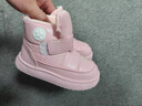 G.duck小黃鴨女童雪地靴冬季兒童加絨加厚棉靴中大童女孩防水皮面棉鞋 粉色【主圖款】 /店長(cháng)推薦 32 碼 高品質(zhì)/現貨h 曬單實(shí)拍圖