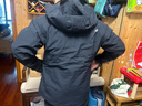 京東京造穿山甲500沖鋒衣男女防污防水三合一外套秋冬夾克 曜石黑 L 曬單實(shí)拍圖