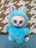 labubu3.0馬卡龍可愛(ài)毛絨玩具三代祖國版拉布布公仔包包掛件禮物 6號【希望】藍色 17CM（盲盒裝） 曬單實(shí)拍圖