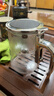 京也高端磁吸飄逸杯泡茶壺加厚耐熱玻璃茶水分離杯一鍵過(guò)濾沖茶器新款 600ML-電鍍FY650A 曬單實(shí)拍圖