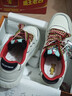 暴力熊（VIOLENTBEAR）男鞋秋季板鞋休閑運動(dòng)鞋百搭夜光輕奢女鞋情侶板鞋子807YF白紅42 曬單實(shí)拍圖