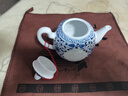 末都景德鎮手繪青花瓷茶壺陶瓷全手工中式玲瓏功夫單茶壺家用泡茶壺 福容壺【300ml】 曬單實(shí)拍圖