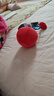 jollybaby追視力紅球嬰兒抓握訓練0-3-6個(gè)月寶寶1歲玩具視覺(jué)刺激新生兒搖鈴 紅色視覺(jué)刺激球 曬單實(shí)拍圖