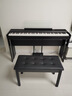 雅馬哈（YAMAHA）電鋼琴P525高端進(jìn)口88鍵重錘鍵盤(pán)成人兒童數碼智能電子鋼琴家用 P-525黑+木架+三踏+全套配件 曬單實(shí)拍圖