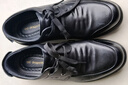 紅蜻蜓新款男士舒適牛皮鞋舒適軟底寬楦商務(wù)休閑皮鞋WJA332201E黑色41 曬單實(shí)拍圖