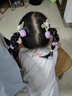 薇施妮（WEISHINI）兒童卡通編發(fā)鏈仿珍珠流蘇發(fā)夾小女孩公主頭飾女童發(fā)卡頭花對夾發(fā) 庫洛米一對  A21-308 曬單實(shí)拍圖