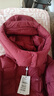 坦博爾輕薄羽絨服女短款帶帽秋冬保暖外套媽媽裝TB5330236Z 暖柚紅180 曬單實(shí)拍圖