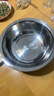 美克杰特厚316L不銹鋼大盆和面洗菜盆洗臉盆水煮魚(yú)盆多用盆調料盆洗腳盆 特厚316【買(mǎi)一送一】 32CM 曬單實(shí)拍圖