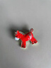 贏(yíng)夫人（Mrs win）生肖馬本命年胸針感輕奢男女同款滴油可愛(ài)小馬胸花配飾別針 紅色  A21-304 曬單實(shí)拍圖