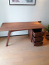 錦匠傳成 北美黑胡桃木書(shū)桌全實(shí)木極簡(jiǎn)老板桌家用書(shū)房辦公室電腦桌寫(xiě)字臺 書(shū)桌140*68*75cm+椅子 曬單實(shí)拍圖