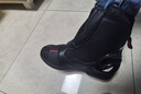 九股狼jgwolves夜光摩托車(chē)騎行鞋男春秋款厚底防水越野通勤摩旅機車(chē)靴女 666黑色 39 曬單實(shí)拍圖