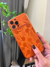 素洛適用蘋(píng)果17promax手機殼素皮紋米奇哆啦a夢(mèng)iPhone16pro創(chuàng  )意卡通可愛(ài)15磨砂耐臟大視窗14男女保護套 【橙色-米奇】高級皮紋軟邊 iPhone 13 Pro Max 曬單實(shí)拍圖