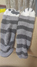 俞兆林5雙裝毛絨襪子女冬季珊瑚絨月子襪加絨加厚保暖秋冬地板襪居家貓爪可愛(ài)睡眠襪 貓爪珊瑚絨5雙 均碼 曬單實(shí)拍圖