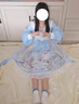 唐努烏洛麗塔op仙女裙可愛(ài)Lolita裙少女學(xué)生韓版萌正禮物正 淺藍色OP+飛機盒 S 【75-90斤】 曬單實(shí)拍圖