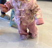 班喜迪女童漢服套裝秋冬裝寶寶周歲禮服兒童新中式國風(fēng)唐裝冬季拜年衣服 曬單實(shí)拍圖