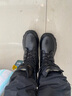 目擊者冬季迷彩防寒靴皮毛一體羊毛棉靴男加絨加厚雪地靴防水東北大棉鞋 黑色-高幫 43 (265mm) 曬單實(shí)拍圖