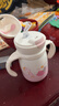 COOKSS寶寶保溫杯兒童1到3歲小月齡嬰幼兒2以上學(xué)飲吸管專(zhuān)用水杯奶瓶粉 曬單實(shí)拍圖
