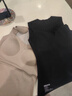 蕉內熱皮502++女士保暖背心帶胸墊內衣抓絨抗菌莫代爾無(wú)痕秋衣秋冬季 曬單實(shí)拍圖