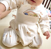 優(yōu)奇嬰兒春秋套裝全棉高腰護肚秋褲男女寶寶長(cháng)袖分體睡衣純棉兒童套裝 曬單實(shí)拍圖