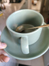 Mongdio咖啡杯陶瓷杯子帶勺帶碟馬克杯牛奶杯創(chuàng  )意茶具水杯茶杯 曬單實(shí)拍圖