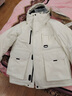 網(wǎng)易嚴選中國大鵝x燕云聯(lián)名款地表強溫90鵝絨工裝羽絨服-30℃抗寒保暖五防 A款25迭代-凝脂白 M （170/92A） 曬單實(shí)拍圖