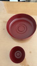 VEELAR高顏值磁吸果盤(pán)家用客廳茶幾收納零食糖果堅果高腳水果托盤(pán) 波爾多紅【2025新配色】 曬單實(shí)拍圖