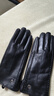 金利來(lái)手套騎行冬季女士保暖皮手套騎車(chē)羊皮手套電動(dòng)車(chē)加絨防風(fēng)滑雪觸屏 【黑色 加絨 頭層羊皮 官方授權 假一罰十】 M 曬單實(shí)拍圖