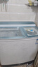 美的（Midea）雙桶洗衣機12kg洗+7kg脫大容量家用品質(zhì)雙電機同洗同脫分區洗滌一級能效 MP12S166A 曬單實(shí)拍圖