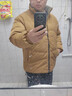 AEMAPE/美國蘋(píng)果 羽絨服男裝2026冬季新款高端潮流百搭保暖翻領(lǐng)外套男裝 黃色 XL 曬單實(shí)拍圖