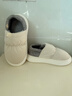 樸西冬季保暖源計劃棉鞋兒童款柔軟防水羽絨布幫面防滑厚底包跟棉鞋 淺米白 30 31（210mm） 曬單實(shí)拍圖