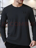 安德瑪（Under Armour）長(cháng)袖T恤男 時(shí)尚簡(jiǎn)約跑步健身訓練寬松舒適透氣打底衫 L 曬單實(shí)拍圖