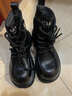星期六黑色馬丁靴女2025新款秋冬流行爆款厚底增高百搭巨好看馬丁小短靴 曬單實(shí)拍圖