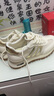 百麗（Belle）復古跑道高幫鞋女冬季新款商場(chǎng)同款厚底加絨休閑鞋E6Q1DDD5 米色-厚絨 37 (235mm) 曬單實(shí)拍圖