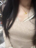 RANGWU打底衫女內搭可外穿洋氣針織衫毛衣2025新款秋冬女人味上衣高級感 燕麥色純欲針織打底衫 L 建議105-115斤 曬單實(shí)拍圖