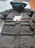 鴨鴨兒童羽絨服2025冬季新款男大童長(cháng)款加厚女童初中生外套 鉆石黑170 曬單實(shí)拍圖