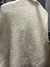 MUJI女式 羊毛混毛圈花式線(xiàn)圓領(lǐng)開(kāi)衫 針織衫外套25年冬季毛衣BA1QMA5A 燕麥色 XL (165/92A) 曬單實(shí)拍圖