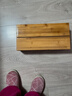 丘林瑟楠竹凳子腳踏板沙發(fā)臺階凳防滑腳踩墊增高凳子辦公室腳踏凳板凳 40x20x11【防水清漆色】 曬單實(shí)拍圖