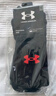 安德瑪（Under Armour）籃球襪（三雙裝）跑步羽毛球運動(dòng)襪子男女吸汗四季毛巾棉襪 黑色L 曬單實(shí)拍圖