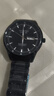 冠琴（GUANQIN）手表男士全自動(dòng)機械表瑞士品質(zhì)品牌男表雙日歷商務(wù)防水夜光腕表 大師版-鋼帶全黑-終生保 42mm 曬單實(shí)拍圖