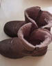 達芙妮雪地靴女冬季加絨加厚保暖短靴東北大棉鞋子 4023608085 棕色 37  曬單實(shí)拍圖