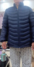 男士秋冬棉服輕薄短款大碼立領(lǐng)棉衣中青年工作服防寒保暖外套棉襖 藏青色 XL 建議90-110斤 曬單實(shí)拍圖