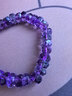 石玥珠寶收藏級8-10mm紫水晶手鏈切面水晶九紫離火手串男女士款禮物 曬單實(shí)拍圖