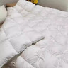 出品羽絨被匈牙利A類(lèi)95白鵝絨防跑絨被子全棉被 純潔白面包款 羽絨被白鵝絨 150x200cm   充絨950g 曬單實(shí)拍圖