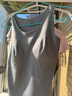 松山棉店小暖羊女士帶杯打底衣內搭保暖背心 灰色 M 95-110斤 曬單實(shí)拍圖