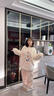 鉑吶苓睡衣女冬季加絨加厚韓版珊瑚絨可愛(ài)甜美保暖兩件套家居服套裝 條紋小狗（長(cháng)毛絨睡衣+睡褲） L （建議80-100斤） 曬單實(shí)拍圖