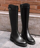 森達騎士靴女商場(chǎng)同款氣質(zhì)過(guò)膝長(cháng)筒靴XEN01DG4 黑色單里 37 曬單實(shí)拍圖