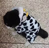 阿莫爾狗狗衣服可愛(ài)小奶牛寵物衣服小型犬泰迪比熊博美秋冬裝保暖寵物服 黑白奶牛小汪--保暖四腳服 XS 曬單實(shí)拍圖