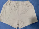 優(yōu)衣庫嬰幼兒寶寶松緊短褲時(shí)尚休閑百搭運動(dòng)中褲473611 32 深米色 90 曬單實(shí)拍圖